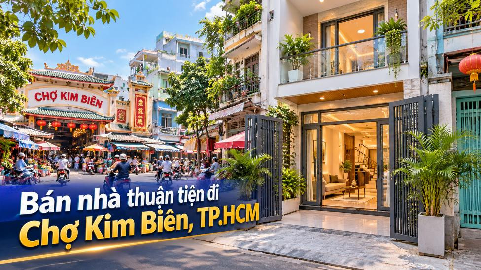 Bán nhà Phú Định thuận tiện đi Chợ Kim Biên, dễ kinh doanh