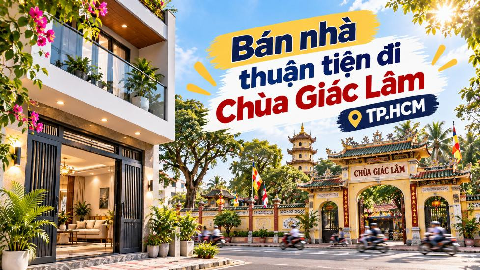 Bán nhà Phú Định thuận tiện đi Chùa Giác Lâm