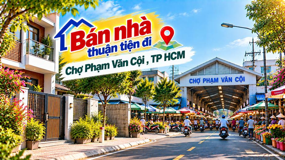 Bán nhà Phú Hòa Đông thuận tiện đi Chợ Phạm Văn Cội
