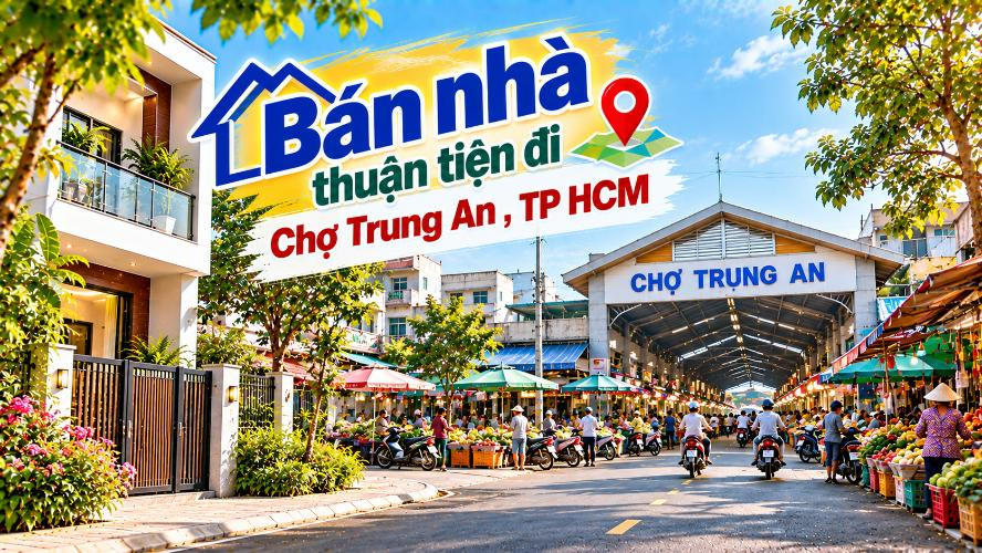 Bán nhà Phú Hòa Đông thuận tiện đi Chợ Trung An, tiện kinh doanh
