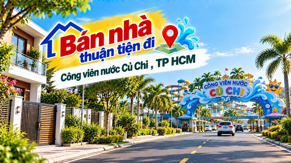 Bán nhà Phú Hòa Đông thuận tiện đi Công viên nước Củ Chi