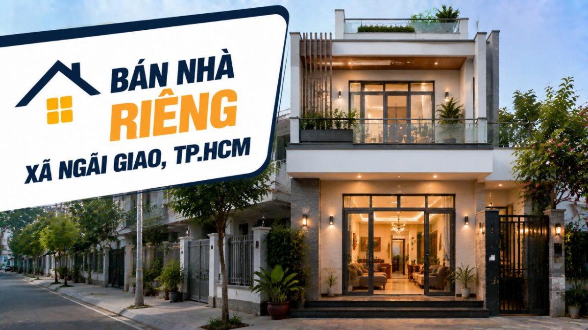 Bán nhà riêng xã Ngãi Giao, pháp lý rõ ràng