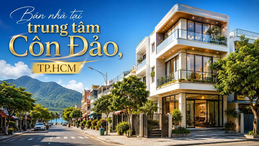 Bán nhà tại trung tâm Côn Đảo, thuận tiện sinh sống