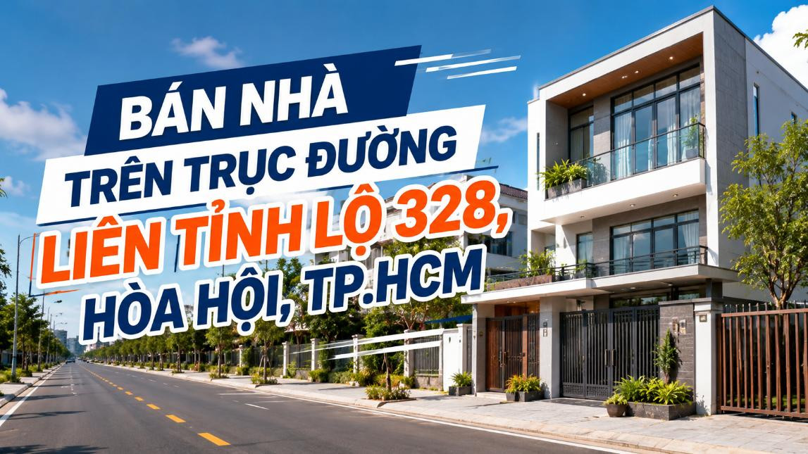 Bán nhà trên trục đường Liên tỉnh lộ 328, Hòa Hội
