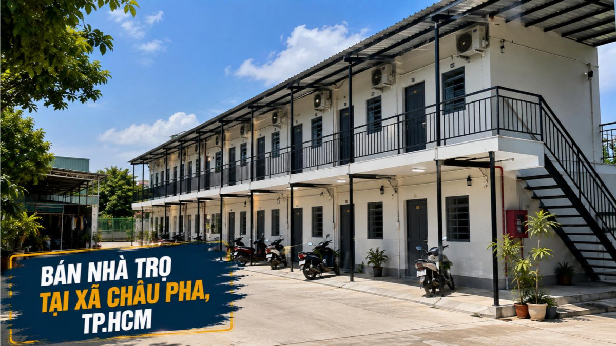 Bán nhà trọ tại Châu Pha, phù hợp khai thác cho thuê