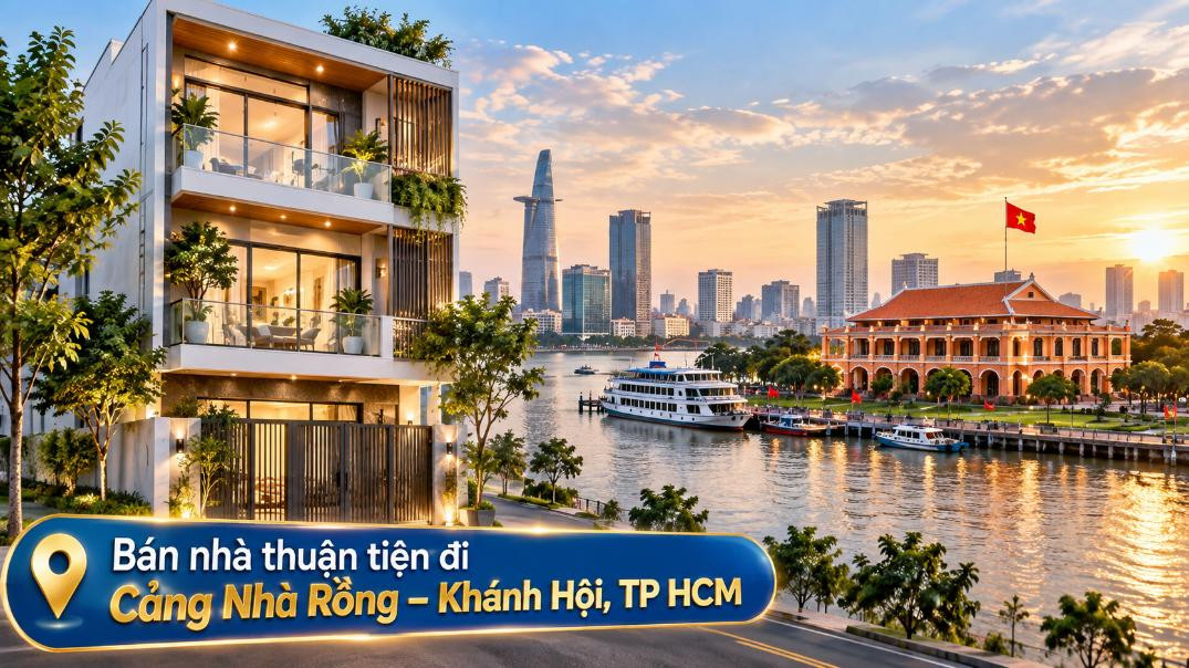 Bán nhà Vĩnh Hội thuận tiện đi Cảng Nhà Rồng – Khánh Hội