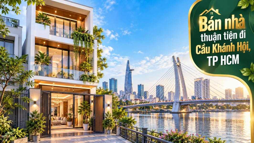 Bán nhà Vĩnh Hội thuận tiện đi Cầu Khánh Hội, gần trung tâm