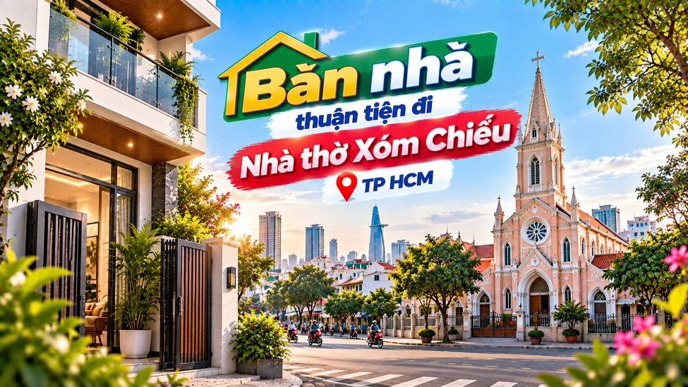 Bán nhà Vĩnh Hội thuận tiện đi Nhà thờ Xóm Chiếu