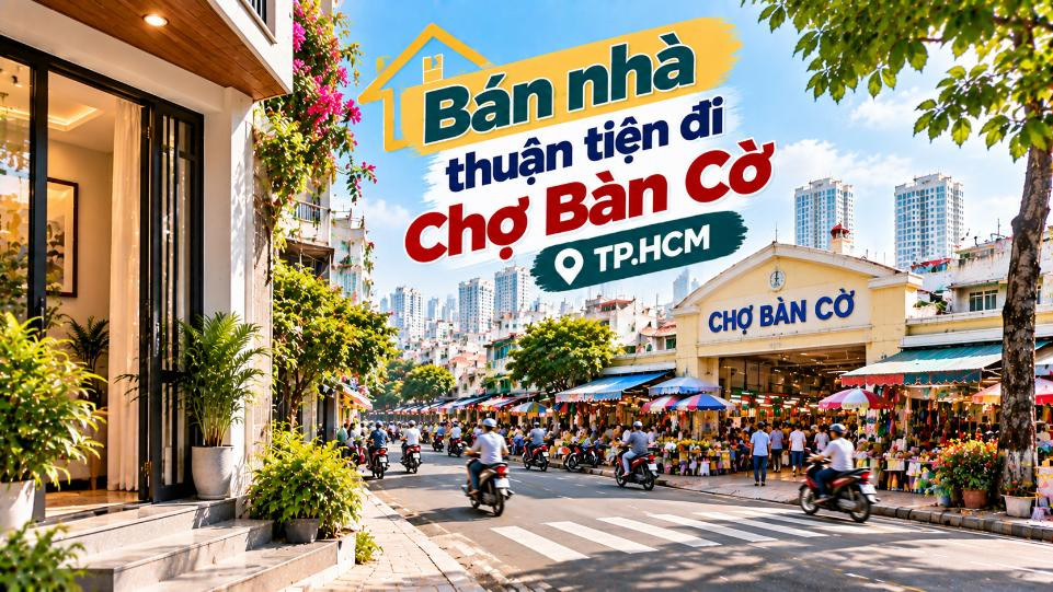 Bán nhà Vườn Lài thuận tiện đi Chợ Bàn Cờ, gần trung tâm