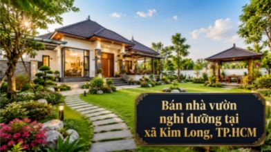 Bán nhà vườn nghỉ dưỡng Kim Long, không gian yên tĩnh