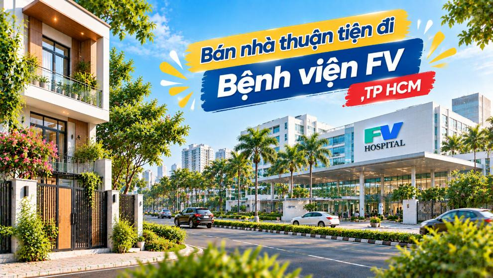 Bán nhà Xóm Chiếu thuận tiện đi Bệnh viện FV