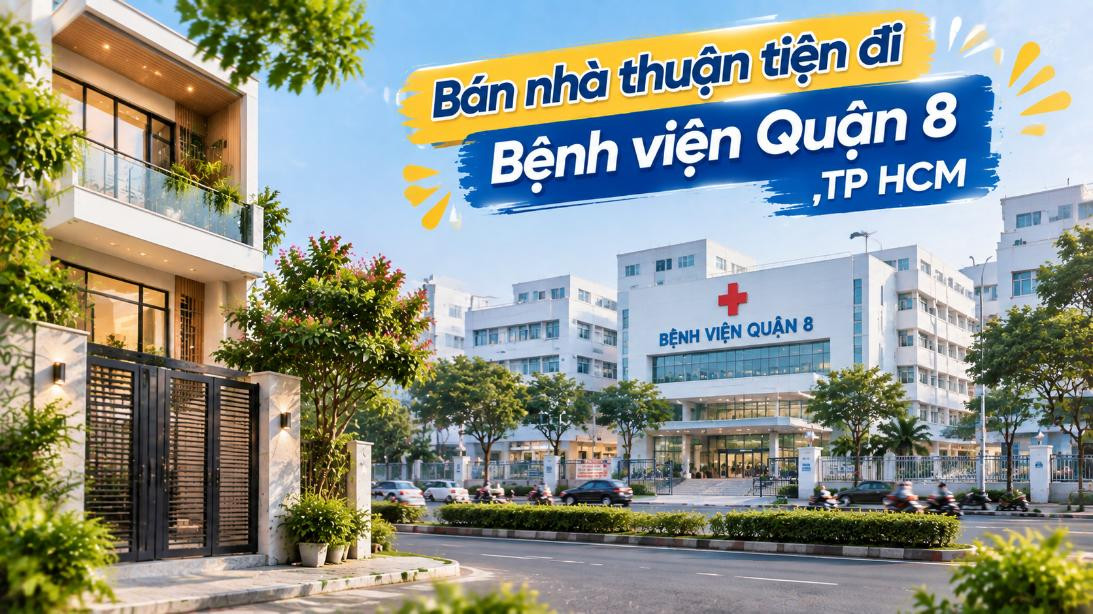 Bán nhà Xóm Chiếu thuận tiện đi Bệnh viện Quận 8
