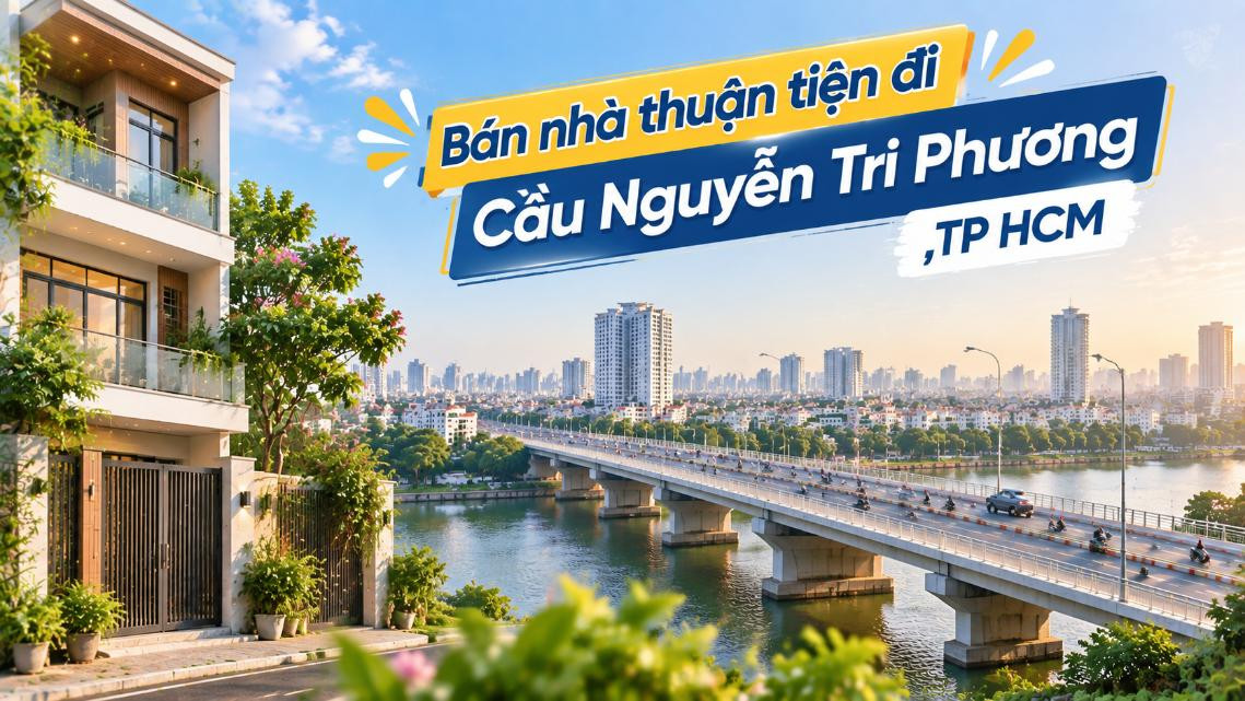 Bán nhà Xóm Chiếu thuận tiện đi Cầu Nguyễn Tri Phương