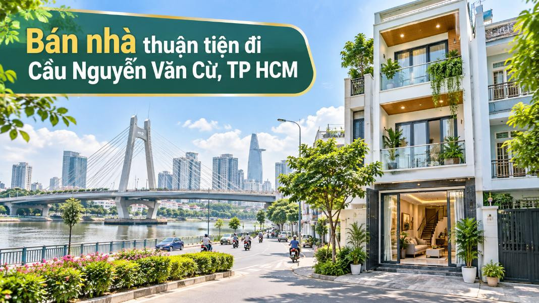 Bán nhà Xóm Chiếu thuận tiện đi Cầu Nguyễn Văn Cừ