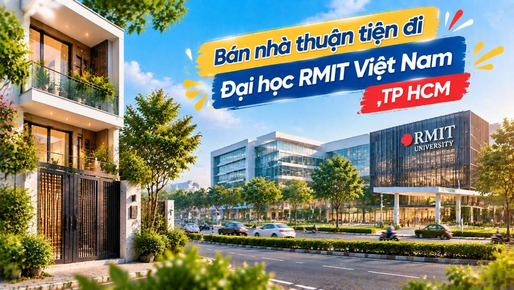 Bán nhà Xóm Chiếu thuận tiện đi Đại học RMIT Việt Nam