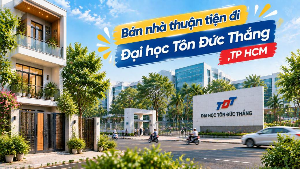 Bán nhà Xóm Chiếu thuận tiện đi Đại học Tôn Đức Thắng