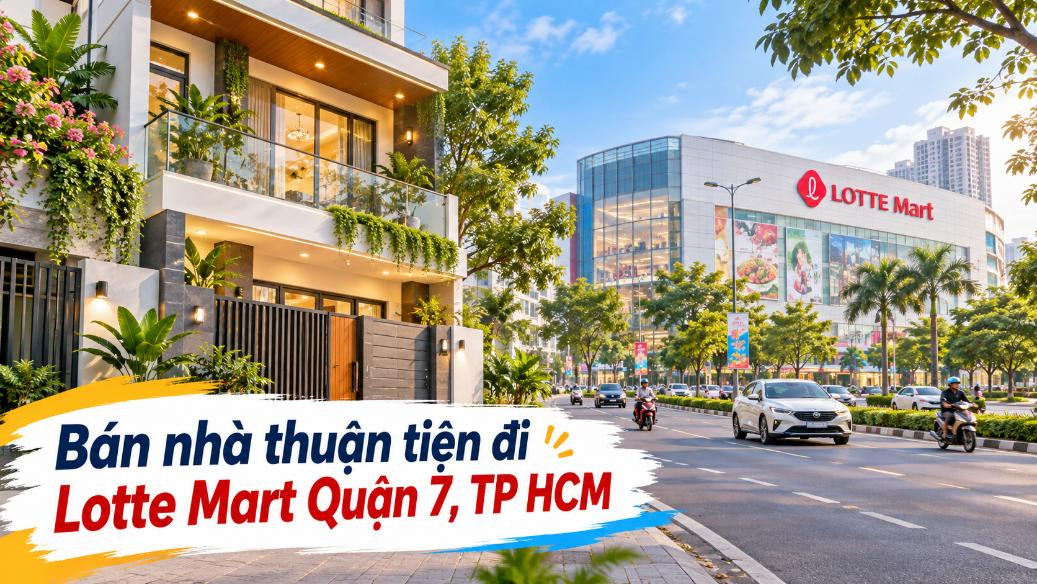 Bán nhà Xóm Chiếu thuận tiện đi Lotte Mart Quận 7