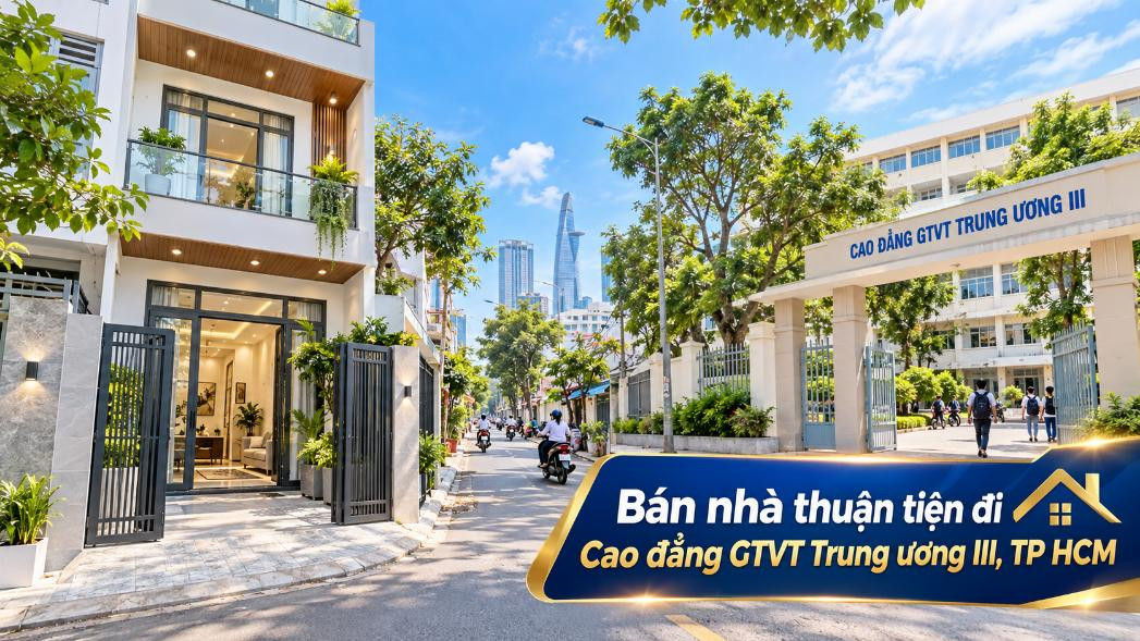 Bán nhà Xuân Thới Sơn thuận tiện đi Cao đẳng GTVT Trung ương III