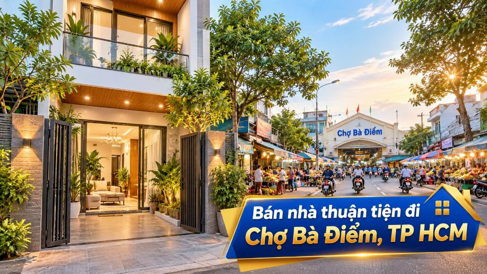 Bán nhà Xuân Thới Sơn thuận tiện đi Chợ Bà Điểm, tiện kinh doanh
