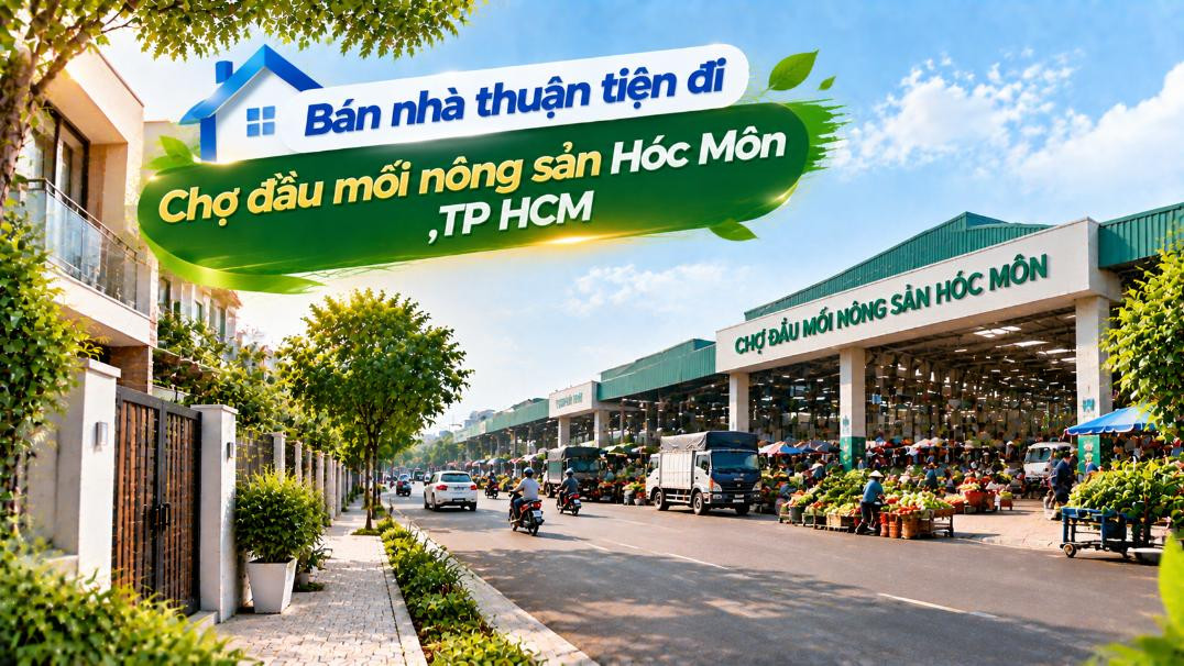Bán nhà Xuân Thới Sơn thuận tiện đi Chợ đầu mối Hóc Môn