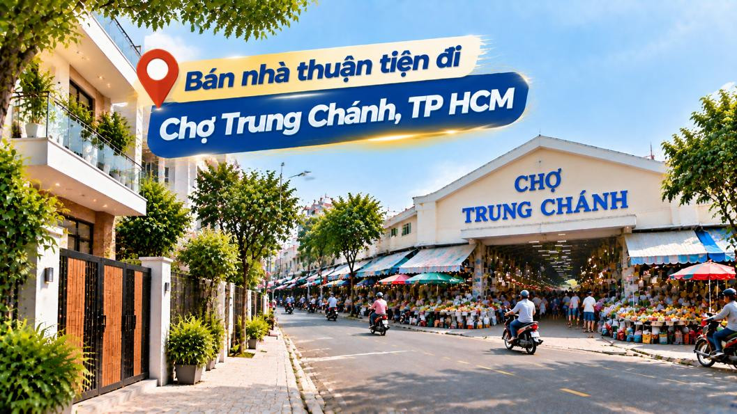 Bán nhà Xuân Thới Sơn thuận tiện đi Chợ Trung Chánh, tiện kinh doanh