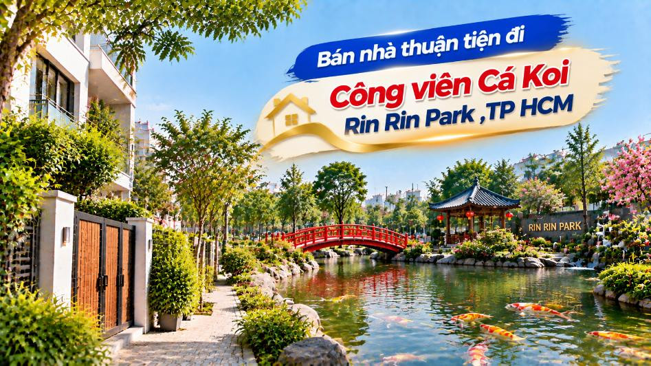 Bán nhà Xuân Thới Sơn thuận tiện đi Công viên Cá Koi Rin Rin Park