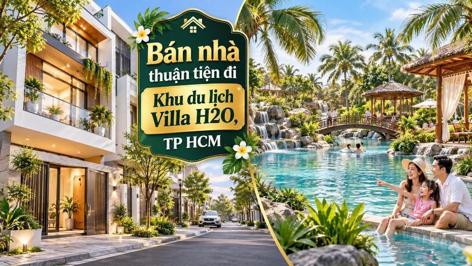 Bán nhà Xuân Thới Sơn thuận tiện đi Khu du lịch Villa H2O