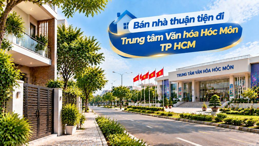 Bán nhà Xuân Thới Sơn thuận tiện đi Trung tâm Văn hóa Hóc Môn