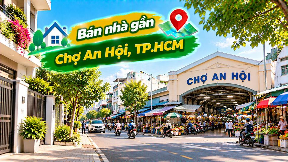 Buôn bán quanh Chợ An Hội – Nhà Thông Tây Hội có lợi thế kinh doanh