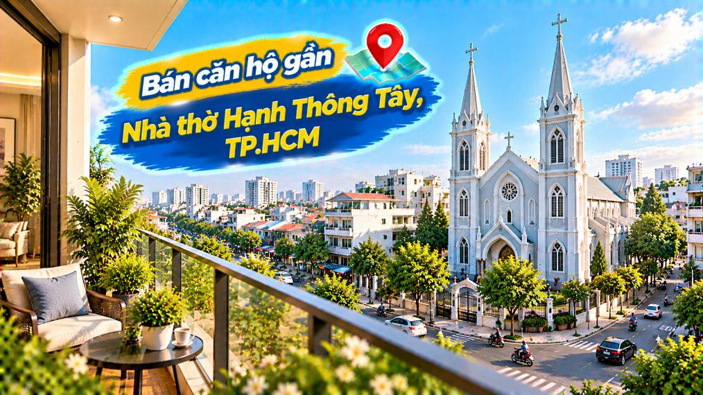 Căn hộ cận Nhà thờ Hạnh Thông Tây – An cư giữa khu phố sầm uất