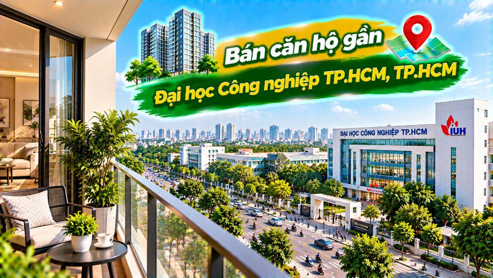 Căn hộ gần Đại học Công nghiệp – Đi học, đi làm đều thuận tiện