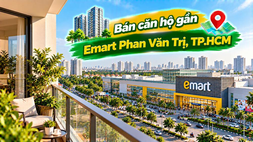 Căn hộ Thông Tây Hội gần Emart – Bước ra là đủ tiện ích