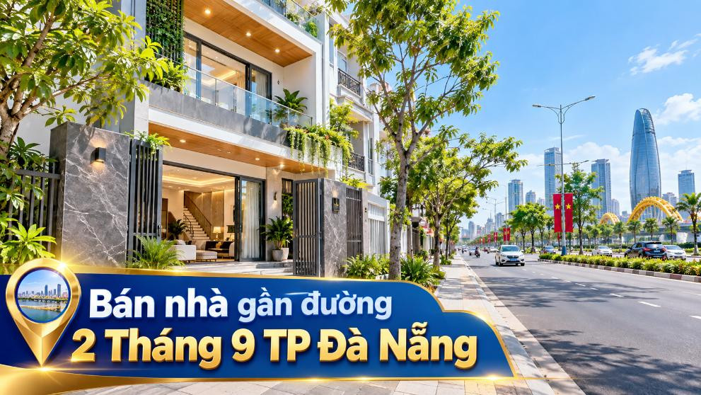 Chạm trục 2 Tháng 9 – Nhà Hòa Cường thuận kinh doanh, tiện an cư