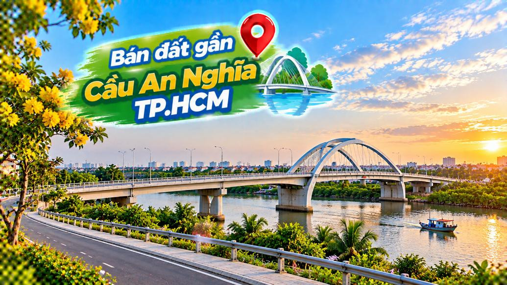 Đất An Thới Đông gần Cầu An Nghĩa – Rộng chỗ cho nhà và sân vườn