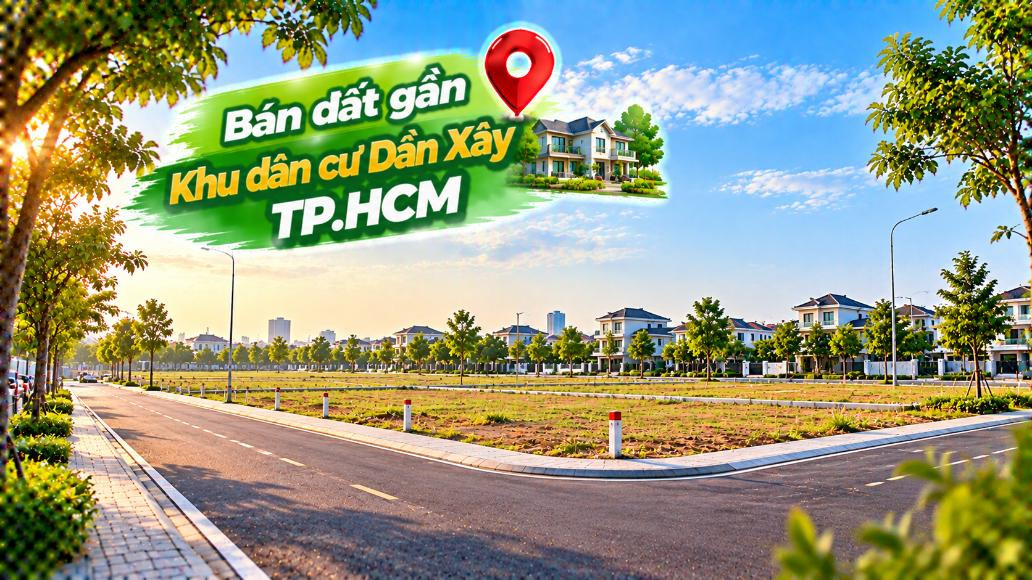 Đất gần Khu Dần Xây – Chọn vị trí có dân cư để tính chuyện xây nhà