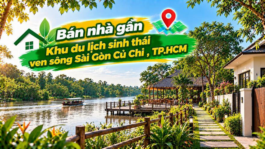 Đổi phố lấy khoảng xanh – Nhà An Nhơn Tây gần vùng sinh thái ven sông