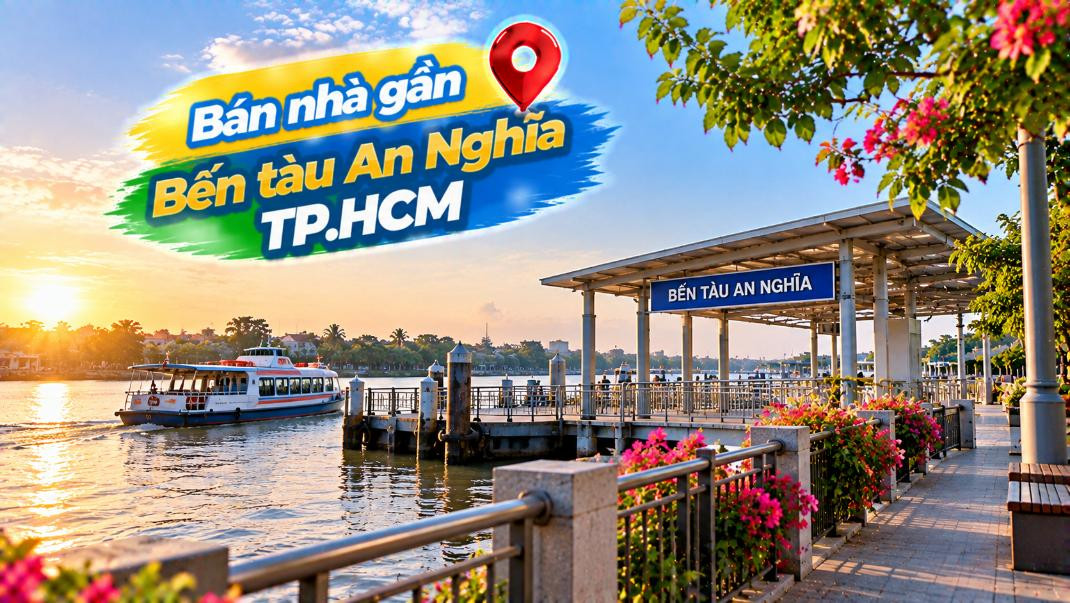 Gần Bến tàu An Nghĩa – Nhà An Thới Đông cho người mê nét sống sông nước