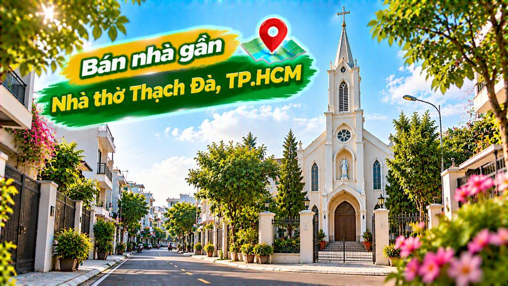 Một căn nhà gần Nhà thờ Thạch Đà – Gọn đường sinh hoạt tại Thông Tây Hội
