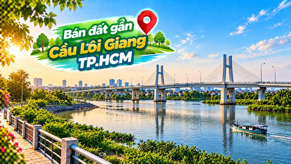 Một nền đất gần Cầu Lôi Giang – Dành khoảng rộng cho kế hoạch lâu dài