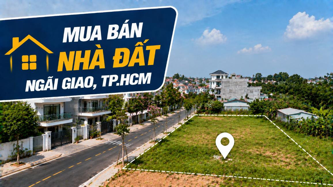 Mua bán nhà đất Ngãi Giao, TP.HCM giá tốt mỗi ngày