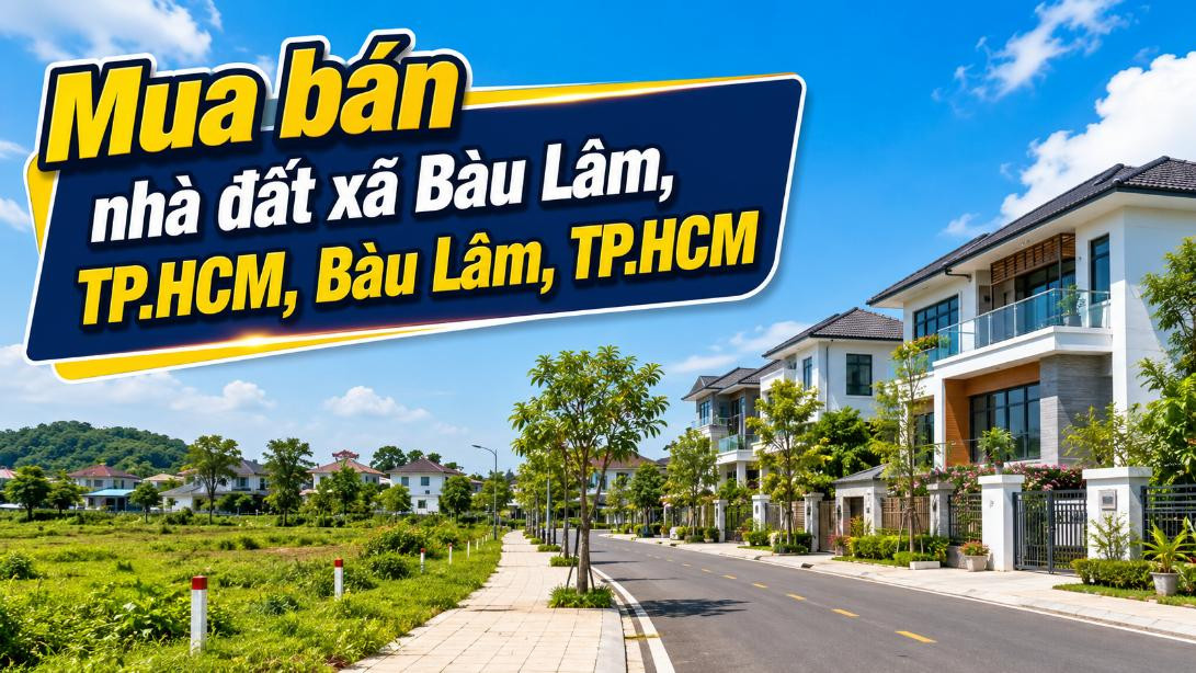 Mua bán nhà đất xã Bàu Lâm, TP.HCM