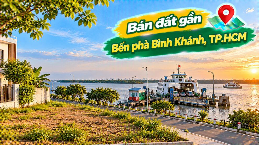 Ngay cửa ngõ Cần Giờ – Đất gần Bến phà Bình Khánh cho kế hoạch dài hạn