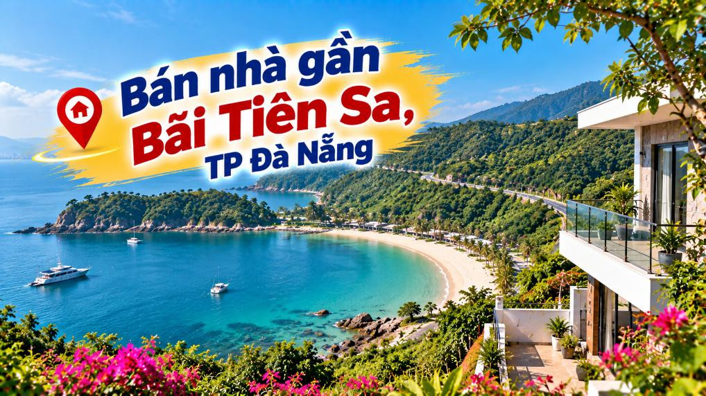 Nhà gần Bãi Tiên Sa – Một bên phố biển, một bên Sơn Trà xanh mát