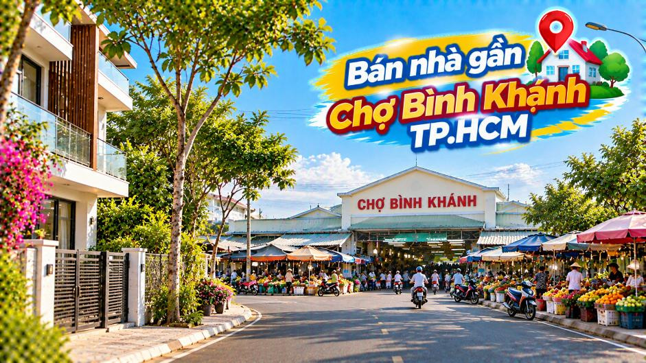 Nhà gần Chợ Bình Khánh – Chọn cửa ngõ Cần Giờ để an cư