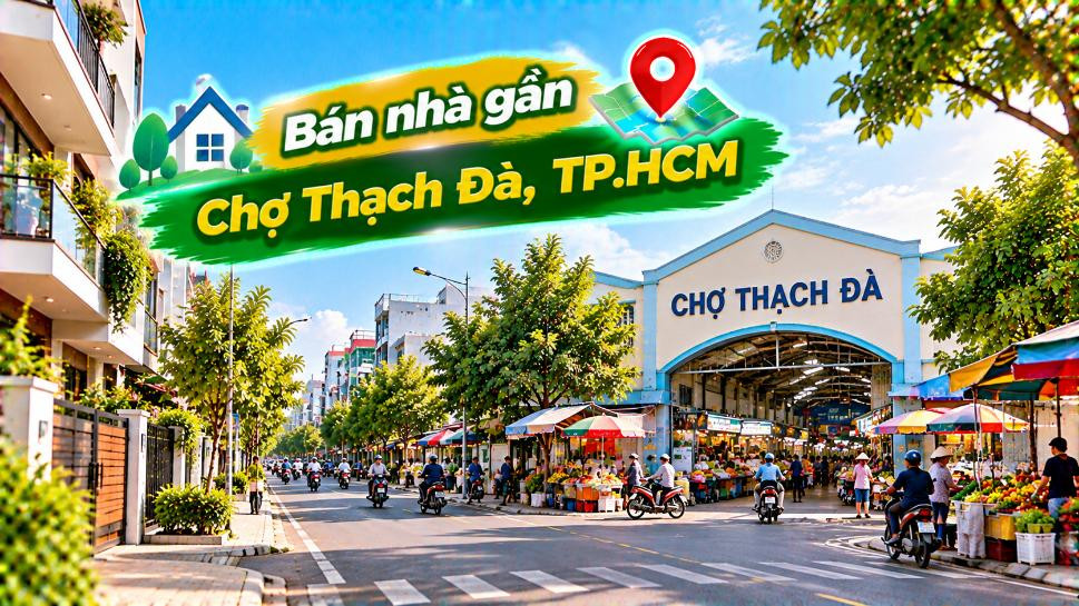 Nhà gần Chợ Thạch Đà – Sống tiện mỗi ngày tại Thông Tây Hội