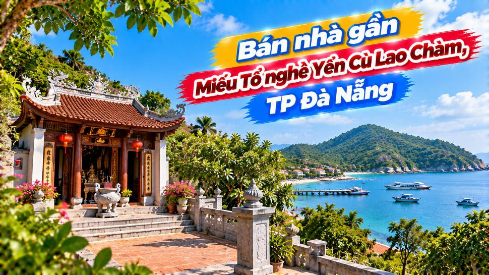 Nhà gần Miếu Tổ nghề Yến – Chạm nét văn hóa riêng của Cù Lao Chàm