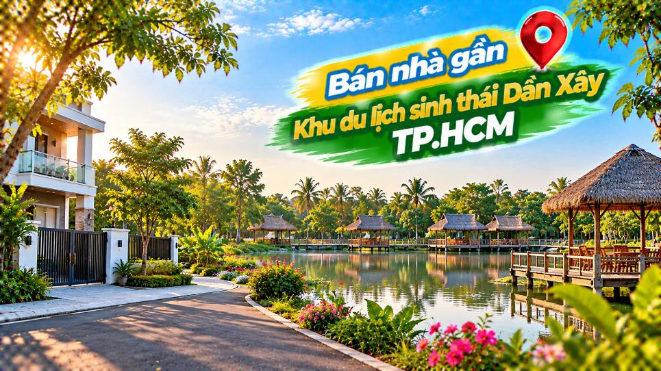 Nhà gần sinh thái Dần Xây – Đưa màu xanh vào nhịp sống An Thới Đông
