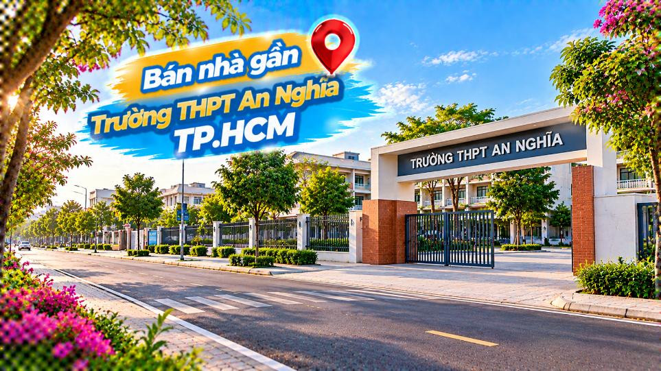Nhà gần THPT An Nghĩa – Tiện đường học hành, yên tâm chuyện an cư