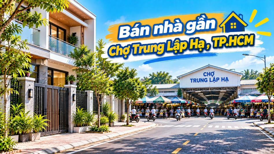 Nhà Nhuận Đức gần Chợ Trung Lập Hạ – Không gian ngoại thành dễ ở