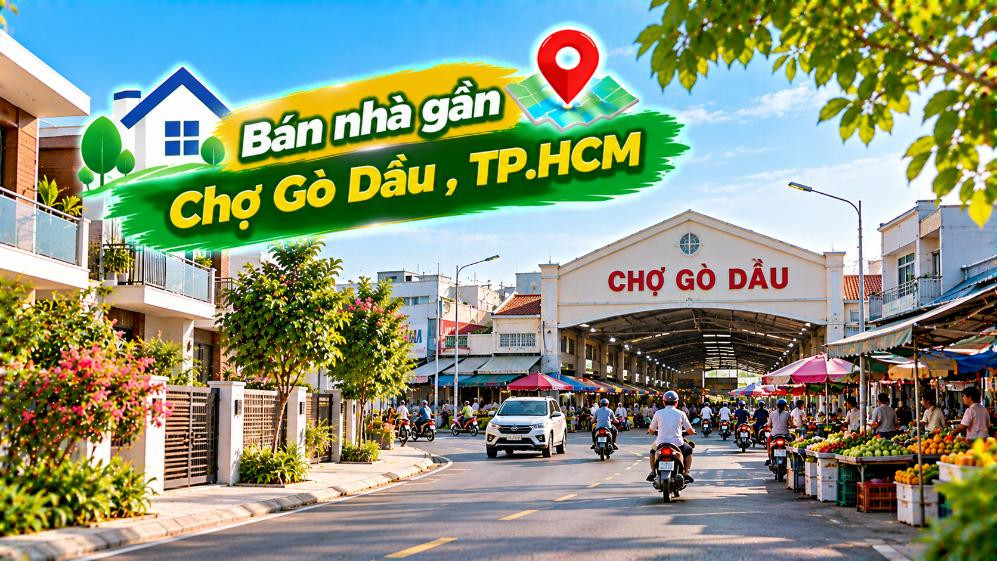 Nhà Thái Mỹ hướng Chợ Gò Dầu – Thuận đường giao thương liên vùng
